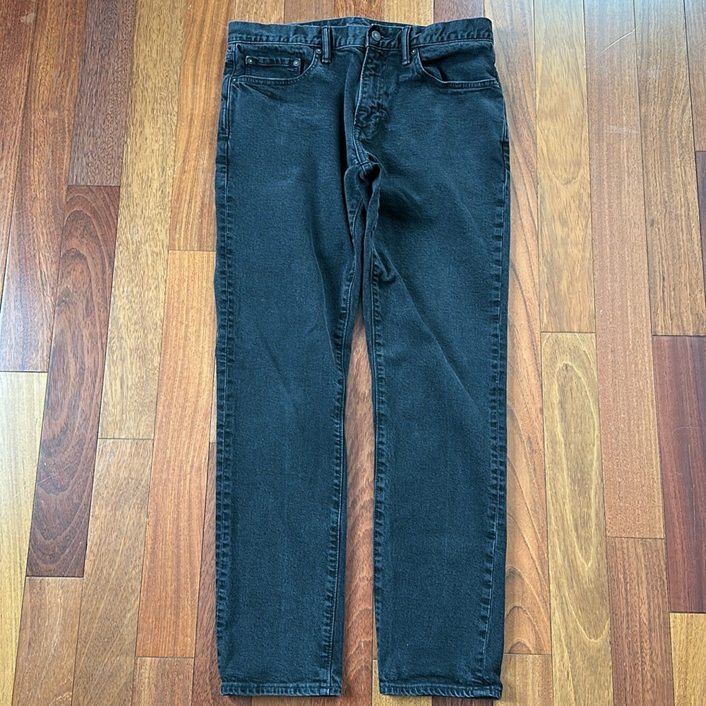 GAP 33x32 Slim Straight Gapflex Black denim Jeans